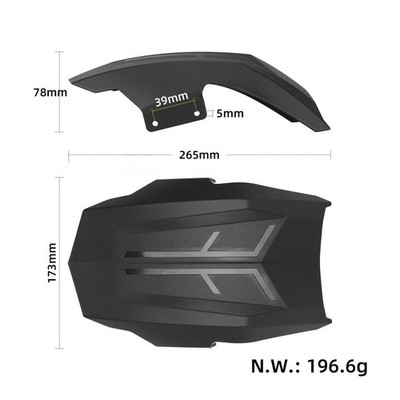Ride Cleaner for Daily Commuting G4 Max Front Rear Guard High Strength Plastic