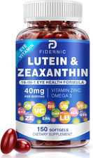 Lutein and Zeaxanthin Supplement - Eye Vitamins, 40 Mg Lutein  8 Mg Zeaxanthin