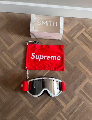 Supreme x Smith White Ski Snowboard Goggles FW15 Motocross ATV