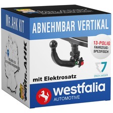 Für VW Passat B7 10-14 Westfalia Anhängerkupplung abnehmbar + 13polig spezifisch