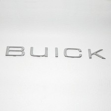 Oem 1988-1991 Buick Reatta Tail Light Lettering Emblem Rear Chrome Back Letters