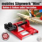 scierie mobile "mini" - poutres et planches bords avec la tronçonneuse scier soi-même