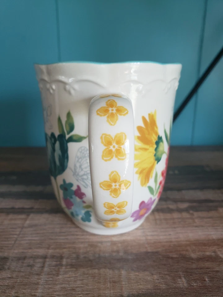 Buquê feminino The Pioneer florido 18 oz xícara/caneca de café - Imagem 4 de 4