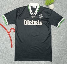 Vintage Reebok Borussia M nchengladbach Diebels Away Jersey Black L