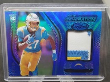 2020 Panini Certified - New Generation Jerseys Mirror Joshua Kelley #40 Blue /99
