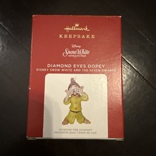 Disney/Snow White/Diamond Eyes Dopey Hallmark Keepsake Ornament 2021