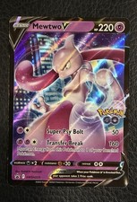 Pokémon TCG Mewtwo V SWSH223 Black Star Promo Stamped Pokémon Go on eBay