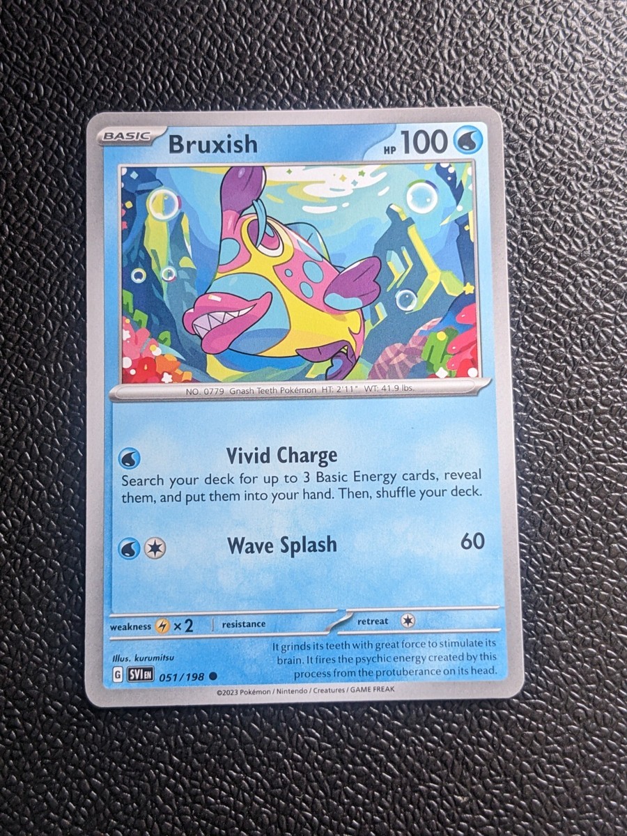 bruxish pokemon card value Amazon.com: Pokemon - Bruxish 200/191 - Surging Sparks main image 1