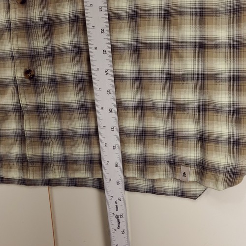 Royal Robbins gefüttertes Hemd mit Knopfleiste Herren XL grün kariert Outdoor Reise - Bild 8 von 10