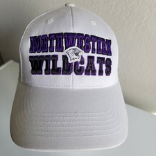 Northwestern Wildcats Top of the World Unisex Snapback Adjustable Hat White