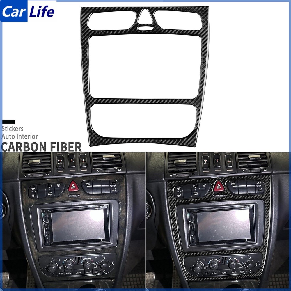Real Carbon Fiber Center Console Panel Cover For Benz G-Class W463 G55 2004-2012
