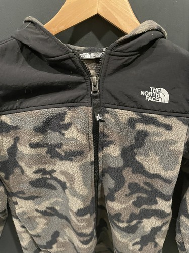 north face boys Camo fleece pullover 