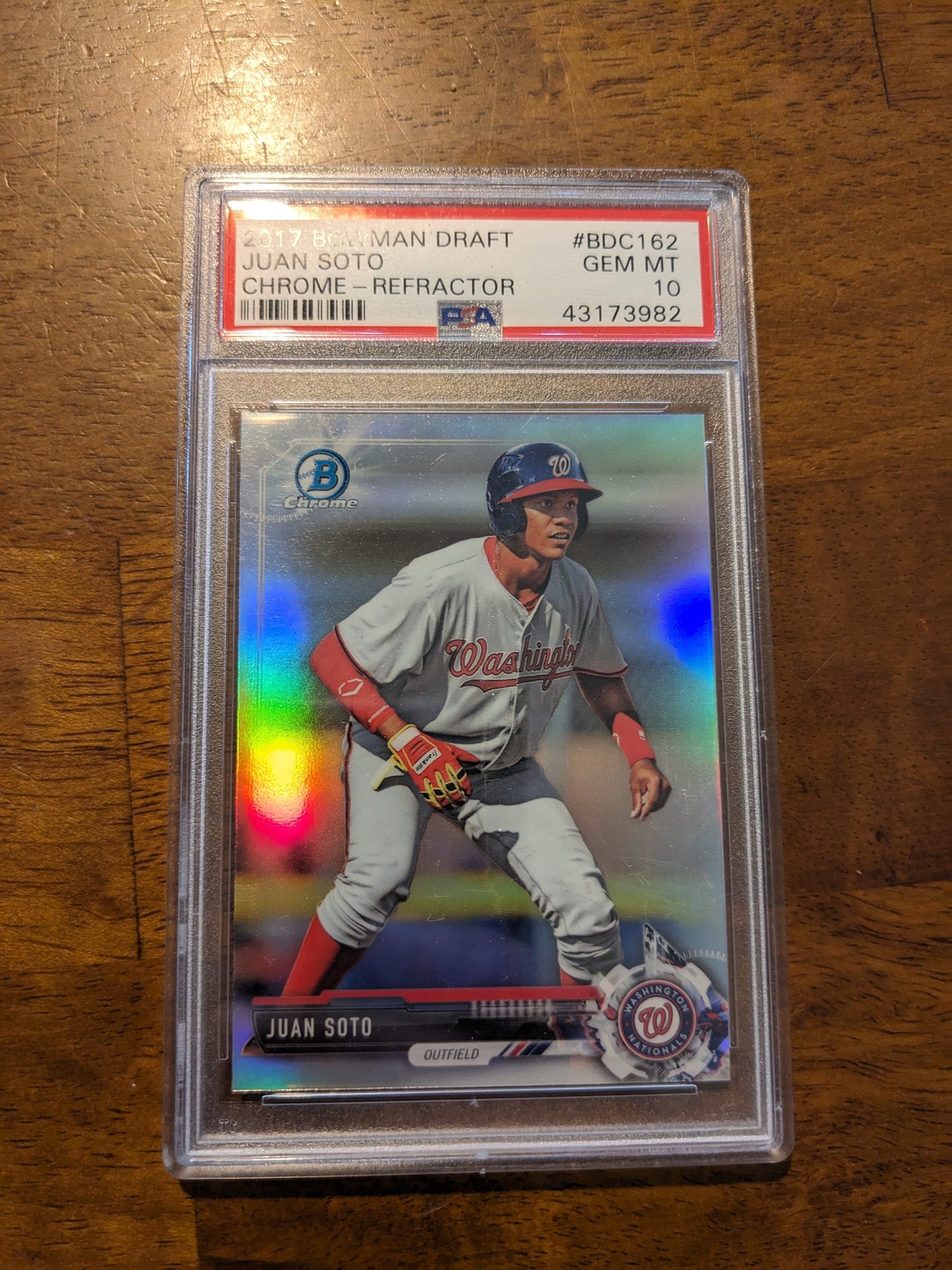 2017 Bowman Draft BDC162 Juan Soto ChromeRefractor PSA 10 eBay