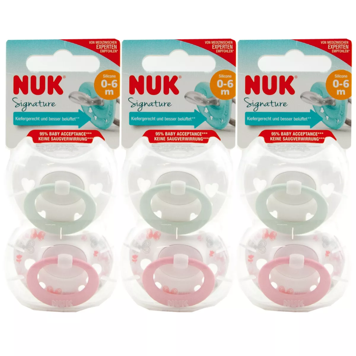 NUK Tétine Signature, 0-6 mois