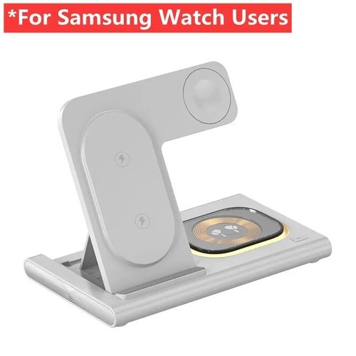 Chargeur Sans Fil Magnétique Induction Apple Iphone 12 13 14 15 Samsung Station - Photo 13 sur 15