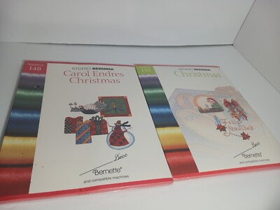 Studio Bernina Artista Embroidery Card Designs Christmas Carol Endres  Bernette