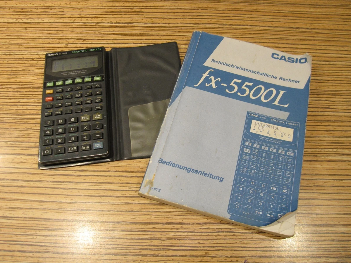 Casio fx 5500 new arrivals