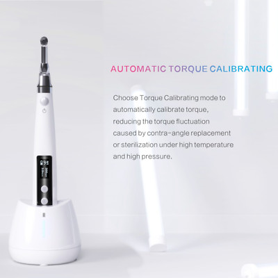 Woodpecker E COM+ Wireless Dental Brushless Endo Motor W/Contra Angle Root Canal