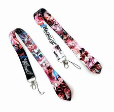 lot new 10pcs anime girl mix Lanyard Mobile Phone ID Card KeyChain Holder