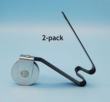 2-pack 1" Steel-Wheel Spring Tension Rollers for Screen Doors ~ Prime-Line B513