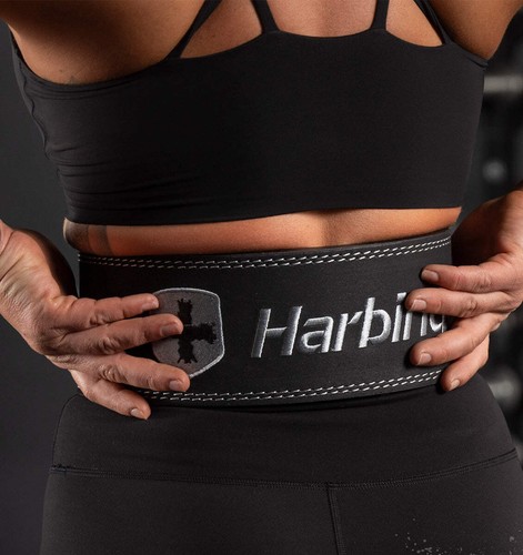 Harbinger Lever Weight Lifting Belt - 10mm - Black - Picture 11 of 18