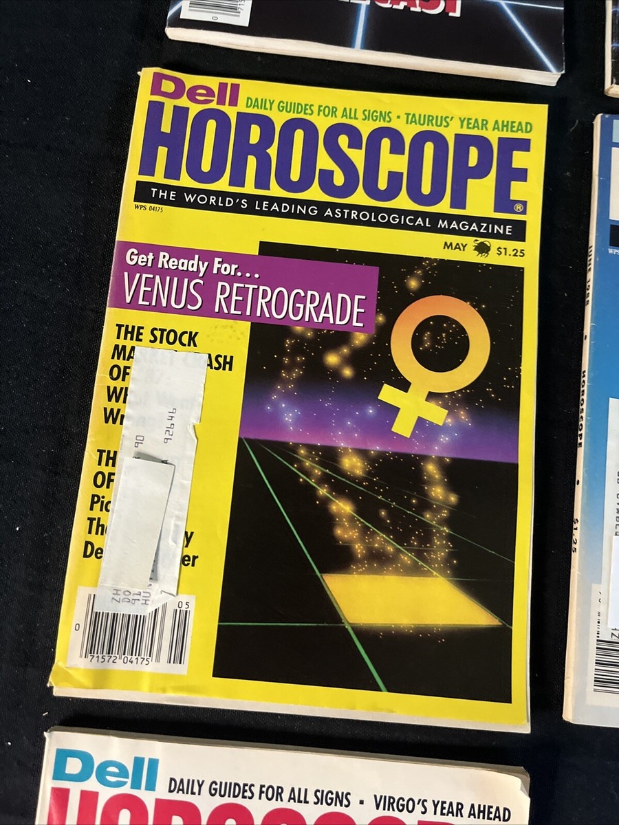 趣味 Dell Horoscope, Penny Publications, 1995 1987 Dell Horoscope Astrology Magazines (12) Zodiac COMPLETE