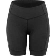 Louis Garneau Women's Fit Sensor Texture 7.5 Cycling Shorts Medium Black 1050002