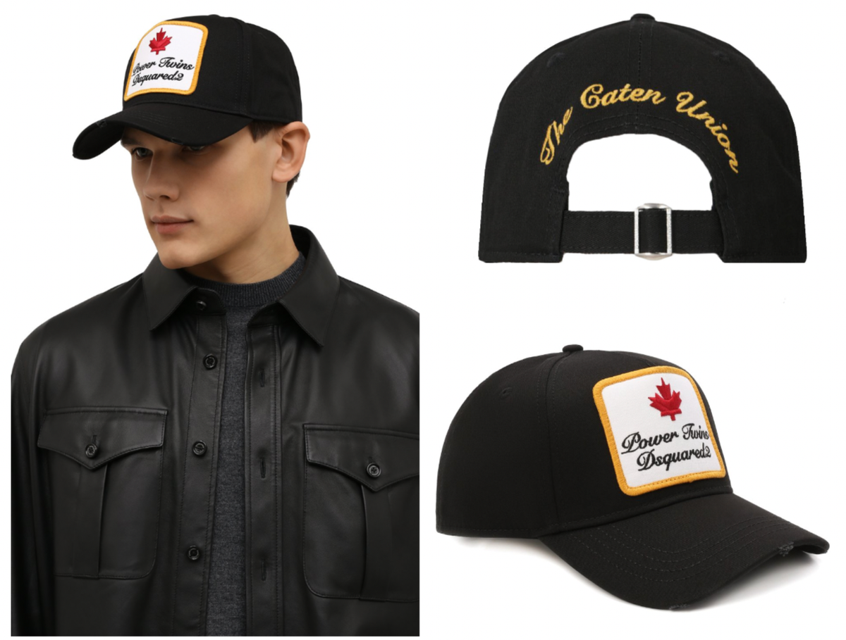 Dsquared2 Power Twins Patch Logo Baseball Cap Hat New | eBay