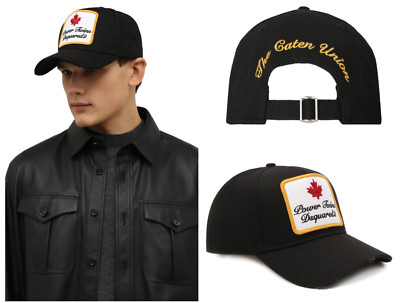 Dsquared2 Power Twins Patch Logo Baseball Cap Hat Baseball Cap Hat New