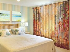 3D Detours Tree Blockout Photo Curtain Printing Curtains Drapes Fabric Window CA