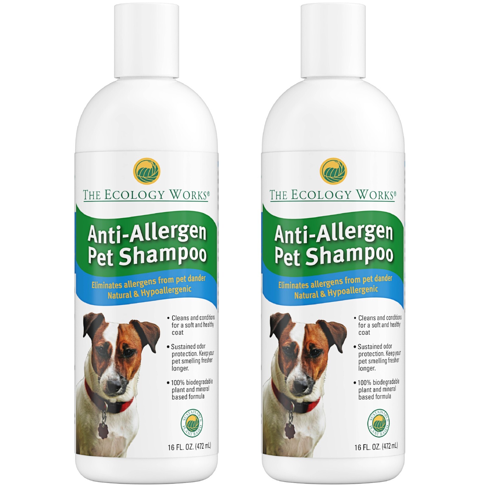 Ecology Works AntiAllergen Pet Shampoo Dog Allergy Relief Cat Dander Remover eBay