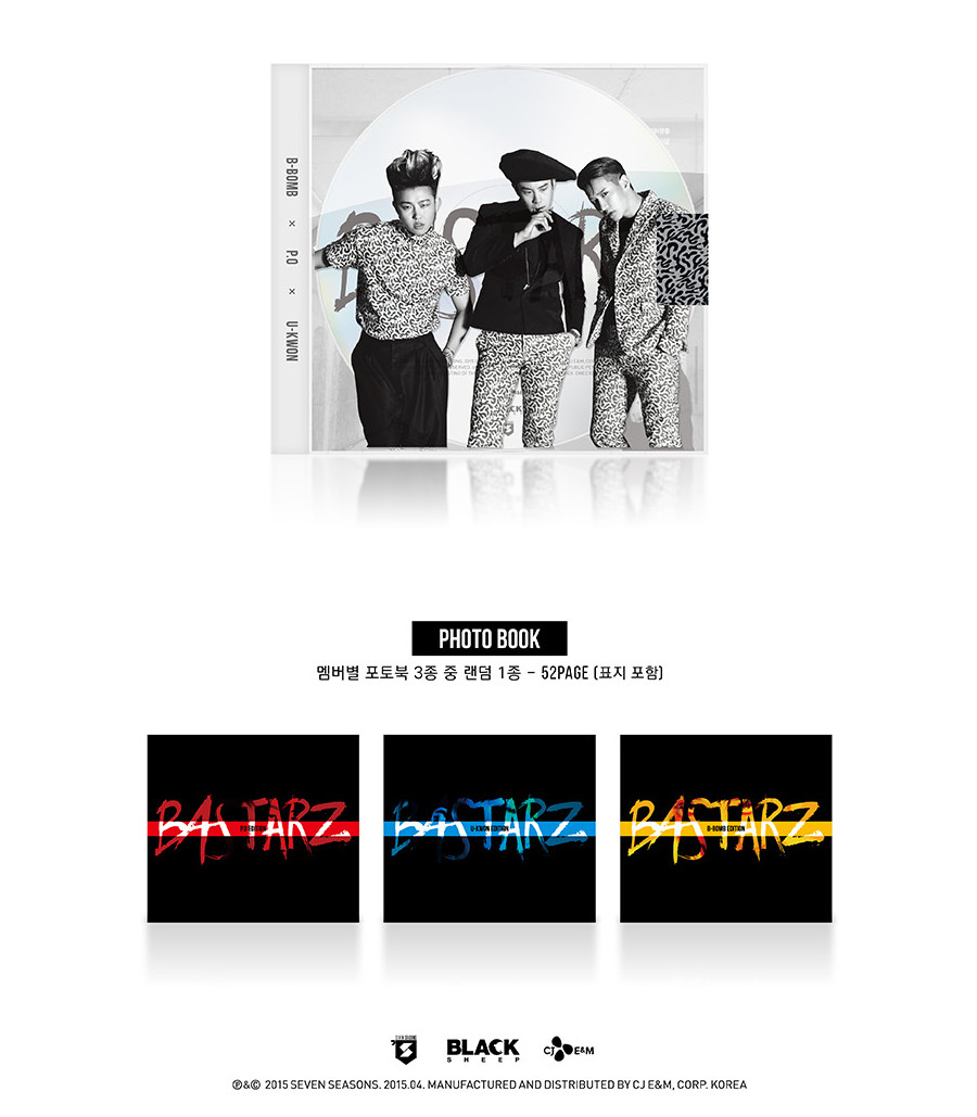 BLOCK B BASTARZ [CONDUCT ZERO] 1st Mini Album CD+52p Photo Book K