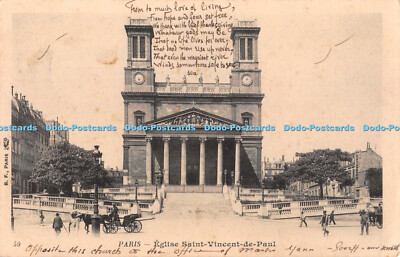 R331384 Paris Eglise Saint Vincent de Paul B F 1904
