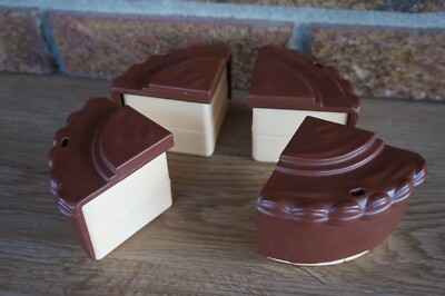 PLAY FOOD Vtg FISHER PRICE Fun With Chocolate CAKE Baking Set Lot Yellow Piece