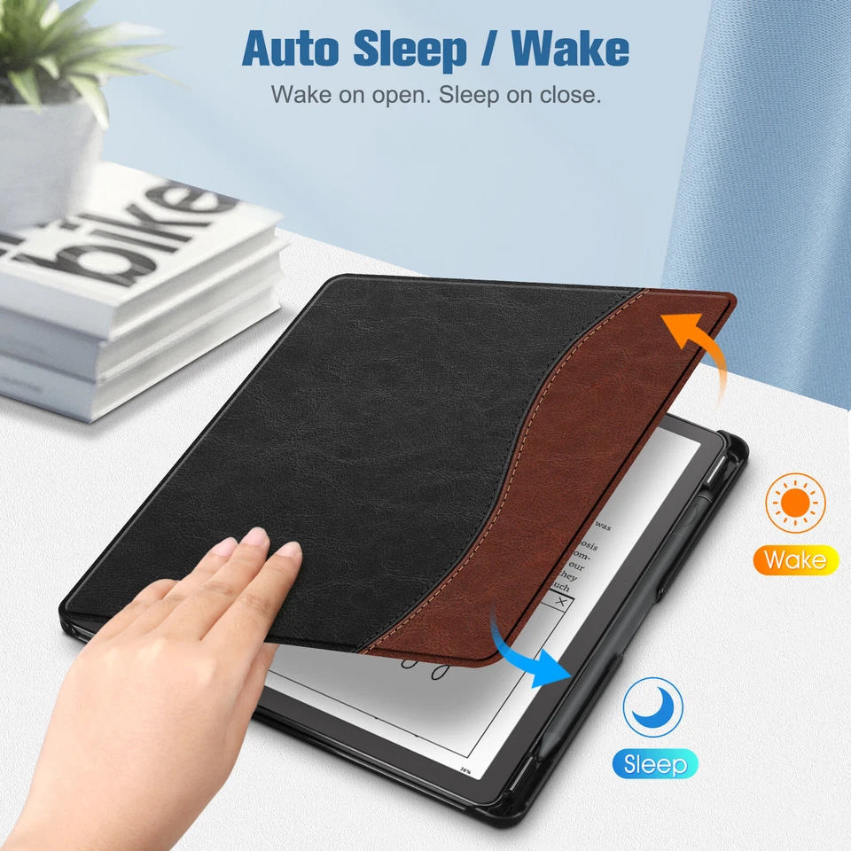 Slim Case for Kindle Scribe 2024/2022 10.2 inch Folio Cover with Auto Sleep Wake - Image 2 of 4