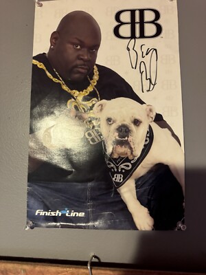 Christopher BIG BLACK Boykin And Reshawn BAM BAM Davis Autographed Poster