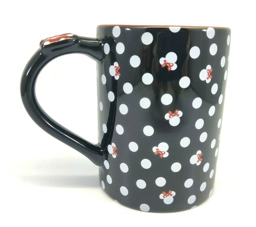 Disney Minnie Mouse Bows & Polka Dots Ceramic Coffee Mug - Picture 4 of 12