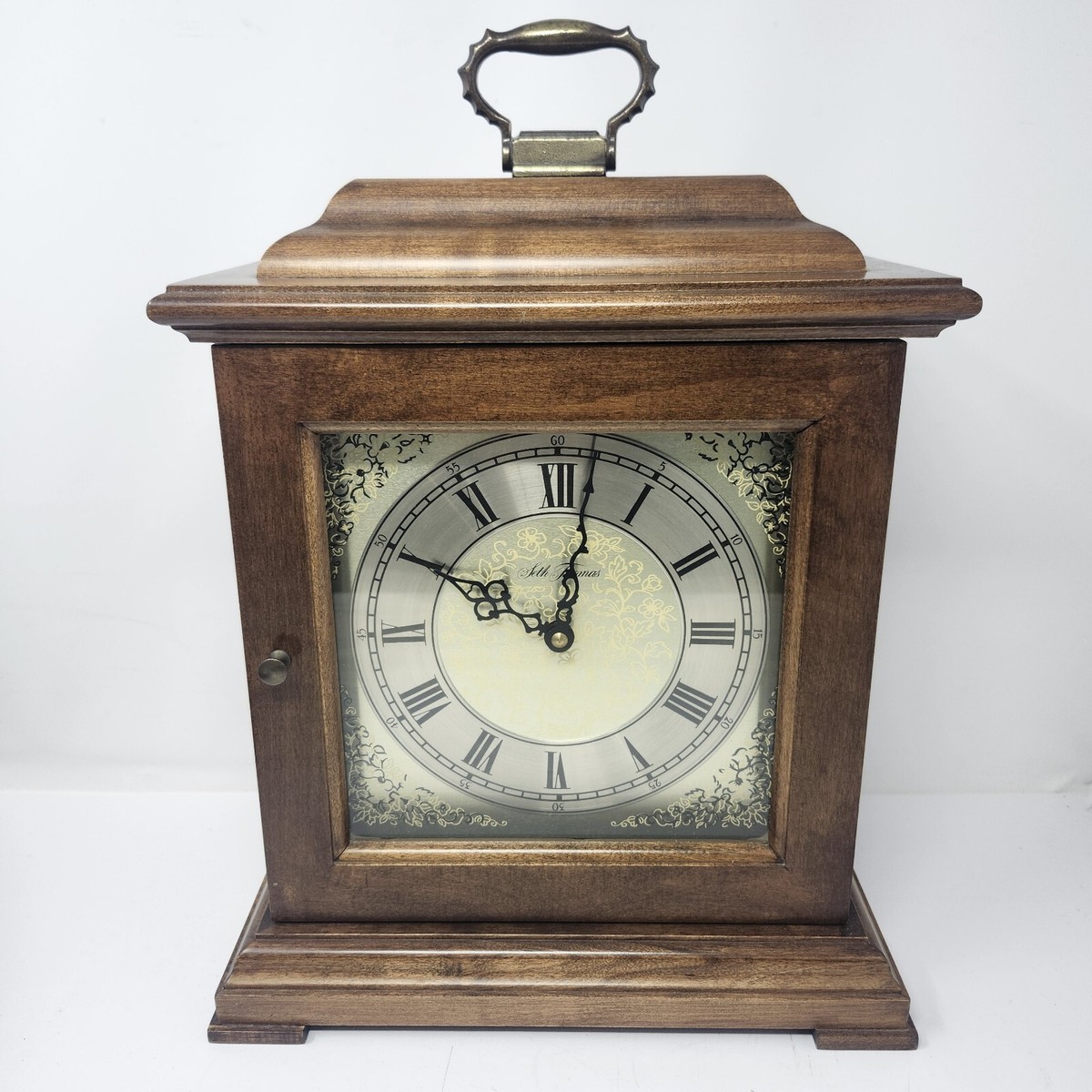 Vintage Seth Thomas Legacy Westminster Chimes Mantle Clock Battery