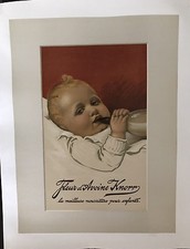 Oryginalny plakat vintage Fleur d'Avoine Knorr ok. 1903