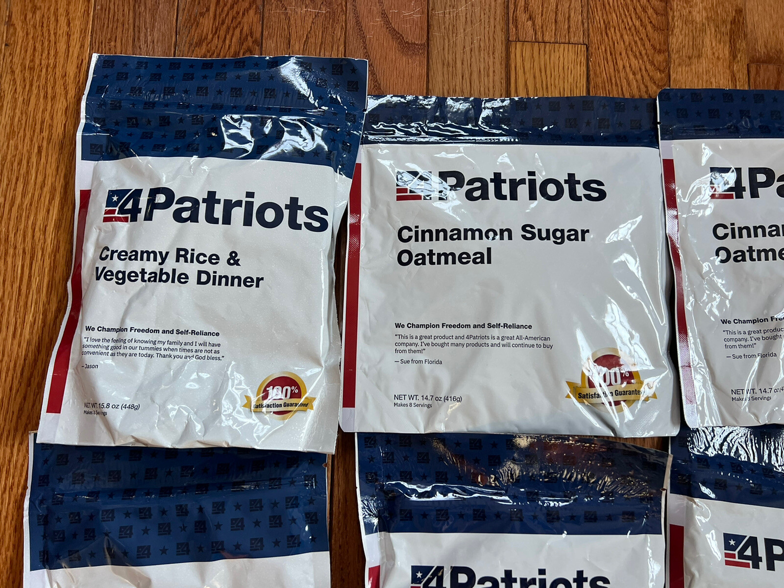 4 Patriots VARIETY PACK HUGE LOT Survival Emergency Food 72 SERVINGS CAMPING!! eBay