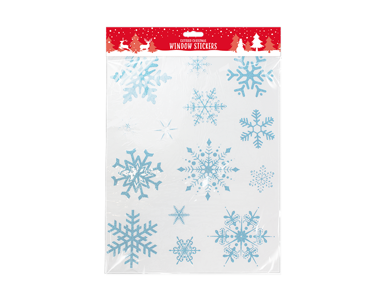 CHRISTMAS WINDOW STICKERS Xmas Santa Removable Gel Decal Wall Home Shop