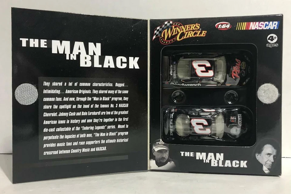 Dale Earnhardt Winners Circle The Man In Black Edición Limitada Juego de Dos Coches/Pin Foto 3 de 4