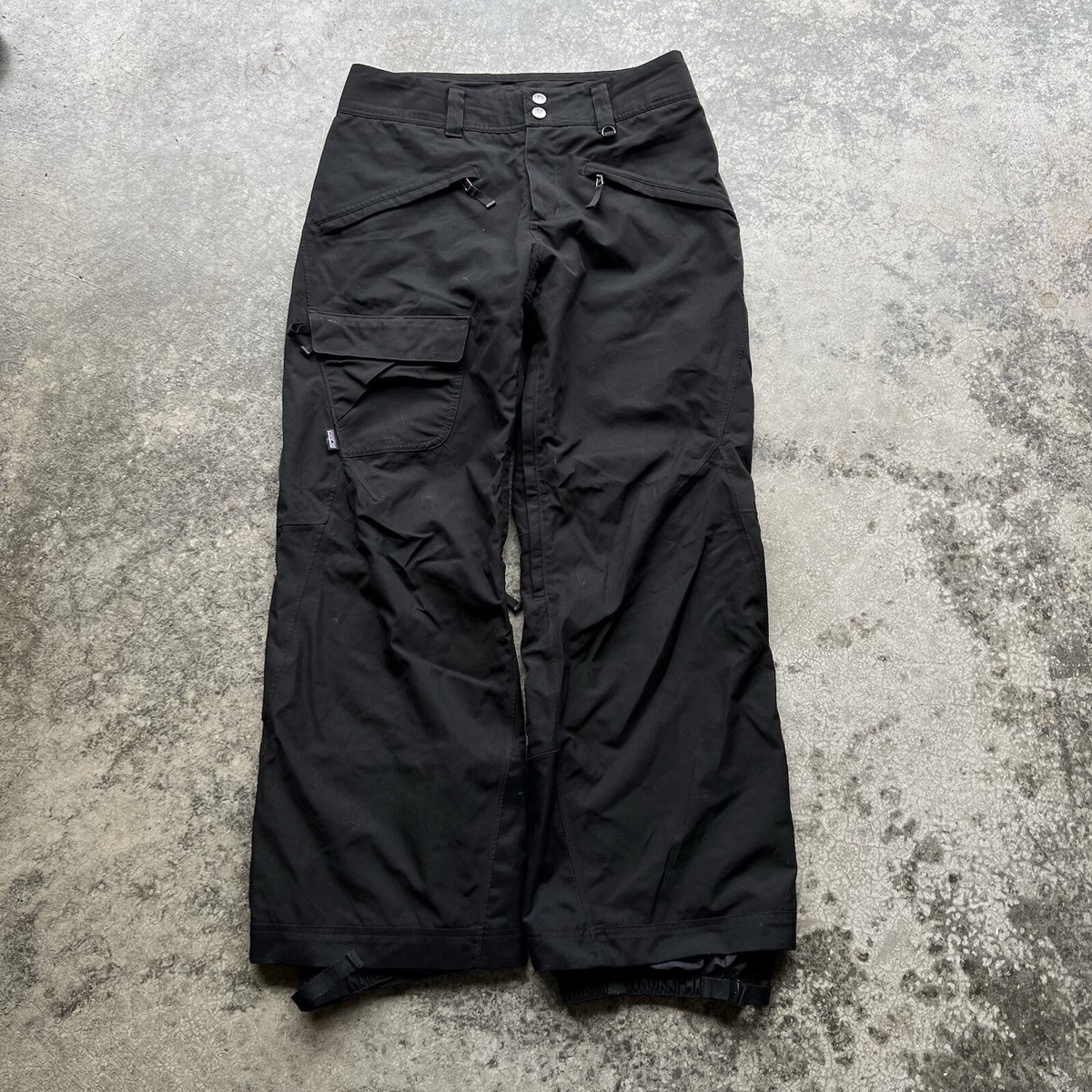 Patagonia 2008 Sidewall Pants Mens Size Medium Solid Black | eBay