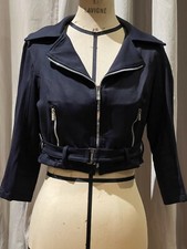 Vintage y2k 90  s Bebe Sport Crop Stretch Jacket M Unworn 