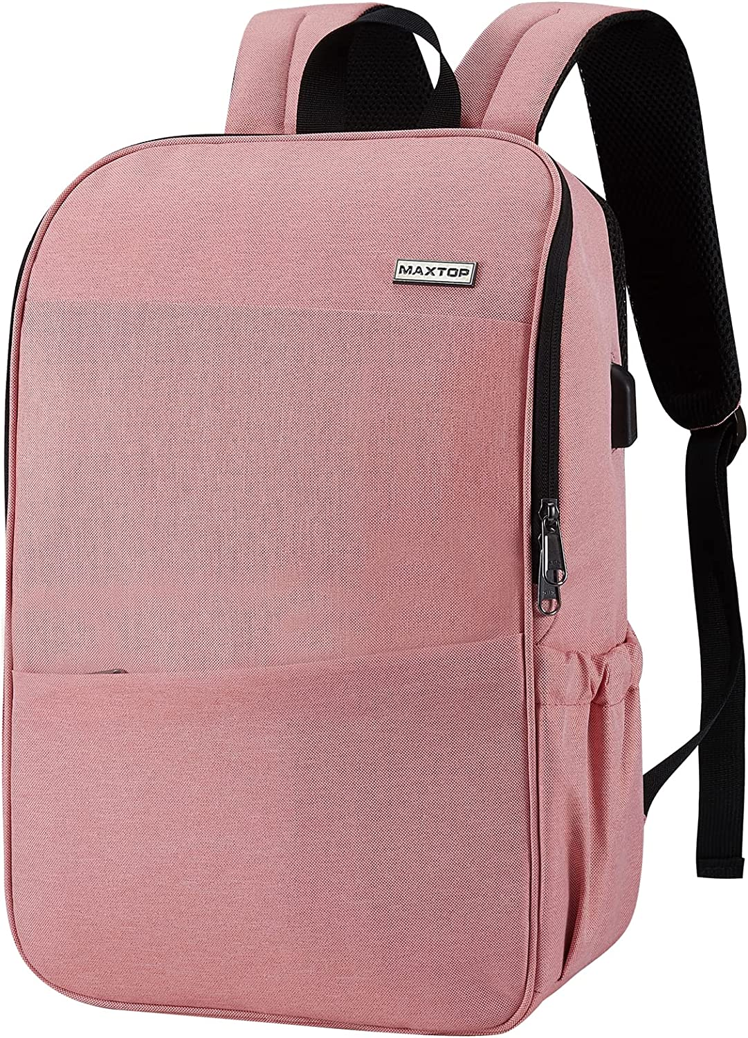 Anti-Theft Water Resistant Laptop Backpack with USB Charging Port-image