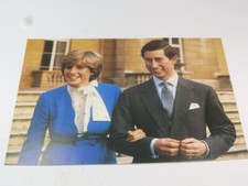 ROYAL MEMORABILIA Large Real Photograph Postcard Charles and Diana Wedding 1981