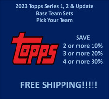 2023 Topps Serie 1, 2 y Actualización CONJUNTOS BASE EQUIPO ¡Elige tu equipo!!!!ESPECIAL!!!!