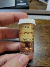 Vintage Copper Sphere Alloy Sample Nessor Corporation