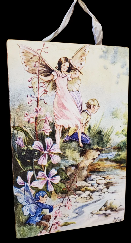 De colección 2 Moonlight & Roses René Cloke Hadas, Elfos Jugando con Arte de Pared para Niños Foto 3 de 4