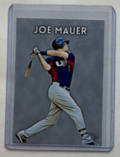 Joe Mauer Limited Edition Artist Signed "Team USA" Trading Card 2/10
